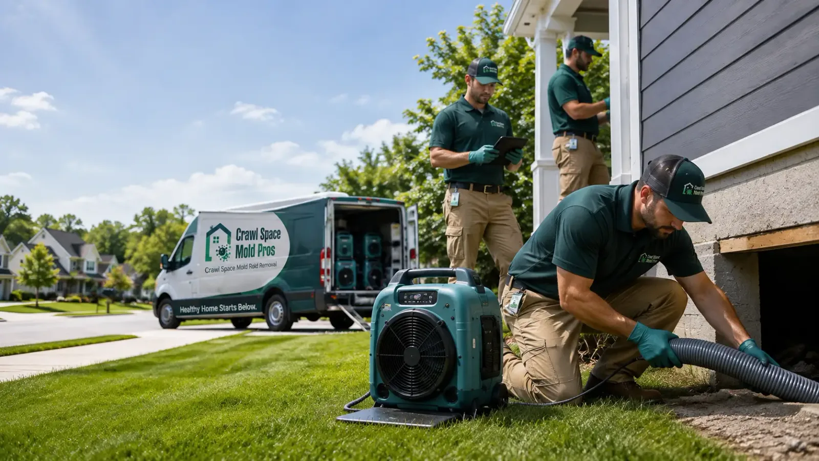 Crawl Space Mold Removal in Bentley, KS